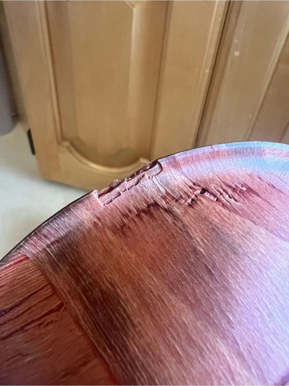MCM Woven Wood Bowls